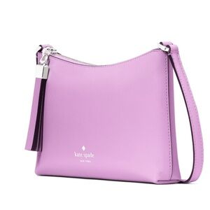 New Kate Spade Sadie Crossbody Saffiano Leather Wisteria